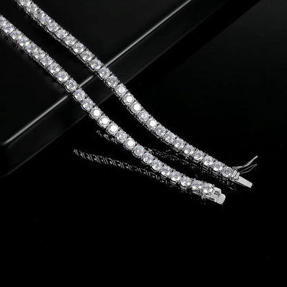 ETHEREA Moissanite Tennis Necklace