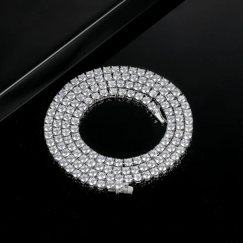 ETHEREA Moissanite Tennis Necklace