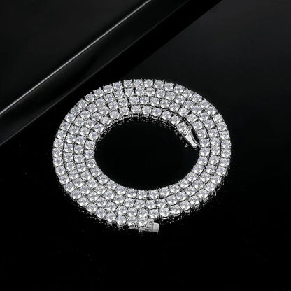 ETHEREA Moissanite Tennis Necklace